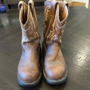 Ariat Brown Western Heeled Boots